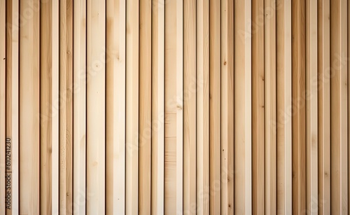 Vertical Wood Panel. 3D Render 