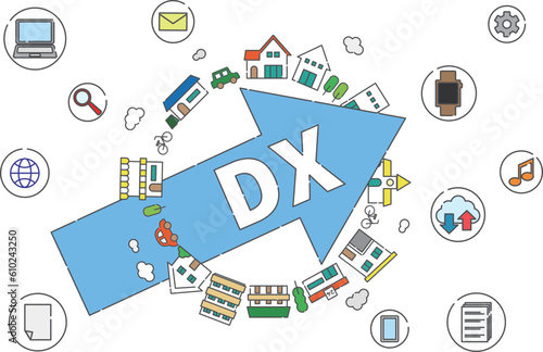 クラウド　イラストセット02　カラー