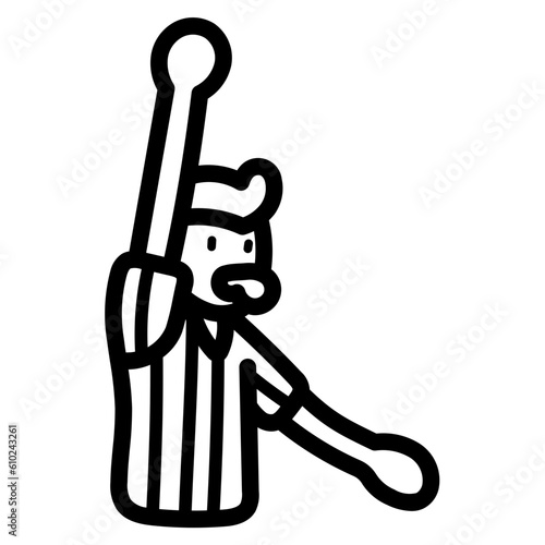 referee line icon style