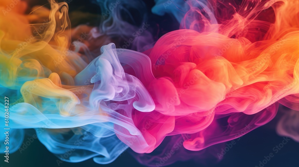 Colorful Smoke Abstract Background Colorful Smoke Abstract Background