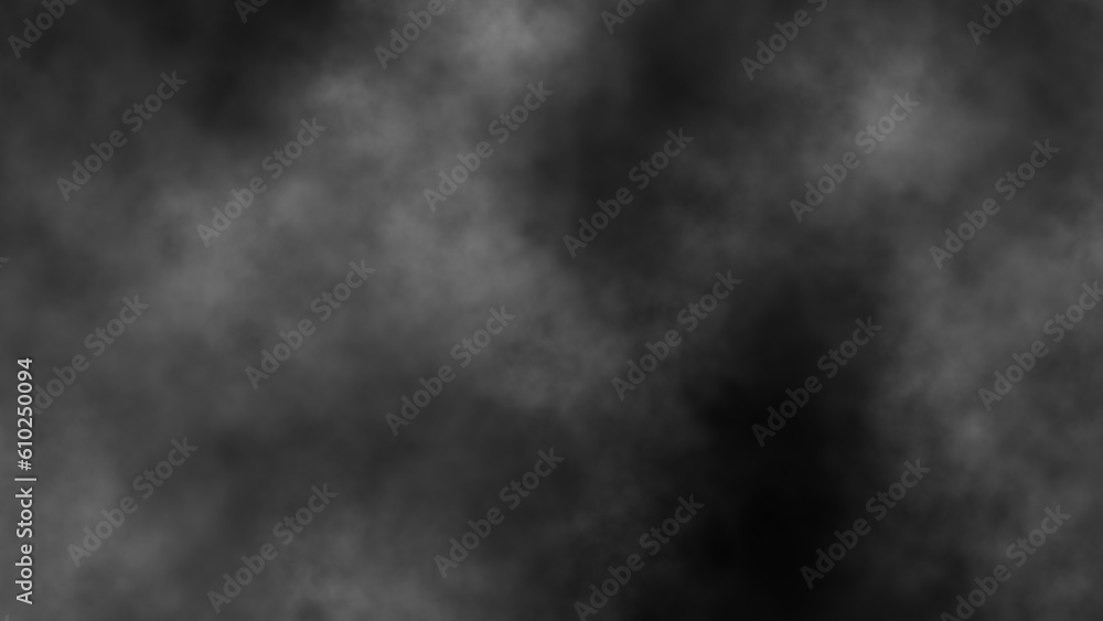 Abstract Black And White Blurry Smoke And Mist Effect Background