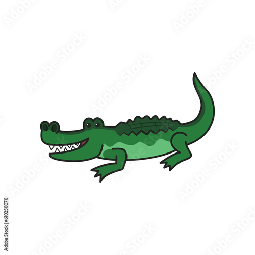 crocodile cartoon © YKreatif