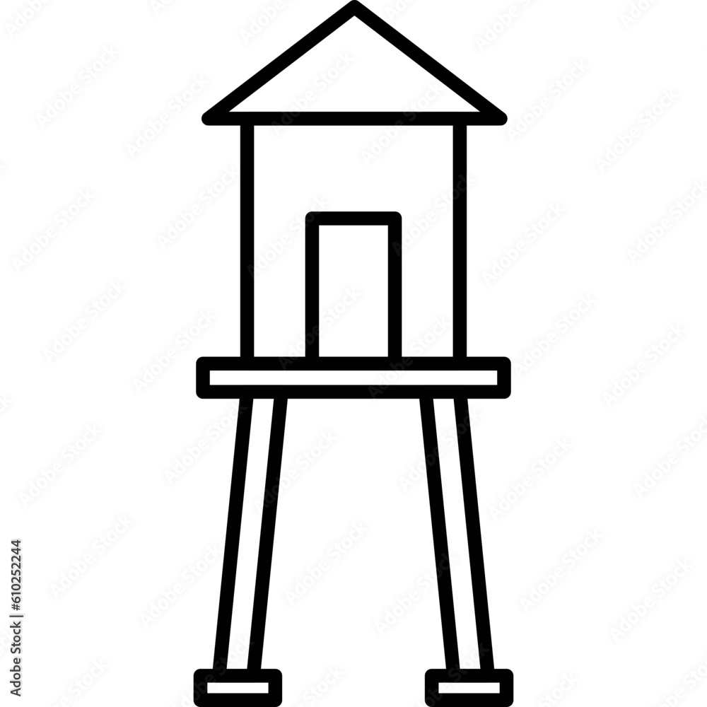 Water Tower Icon Water Tower Icon
