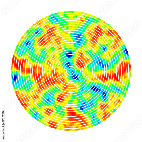 Heat map. Abstract infrared thermographic background. Vector illustration.