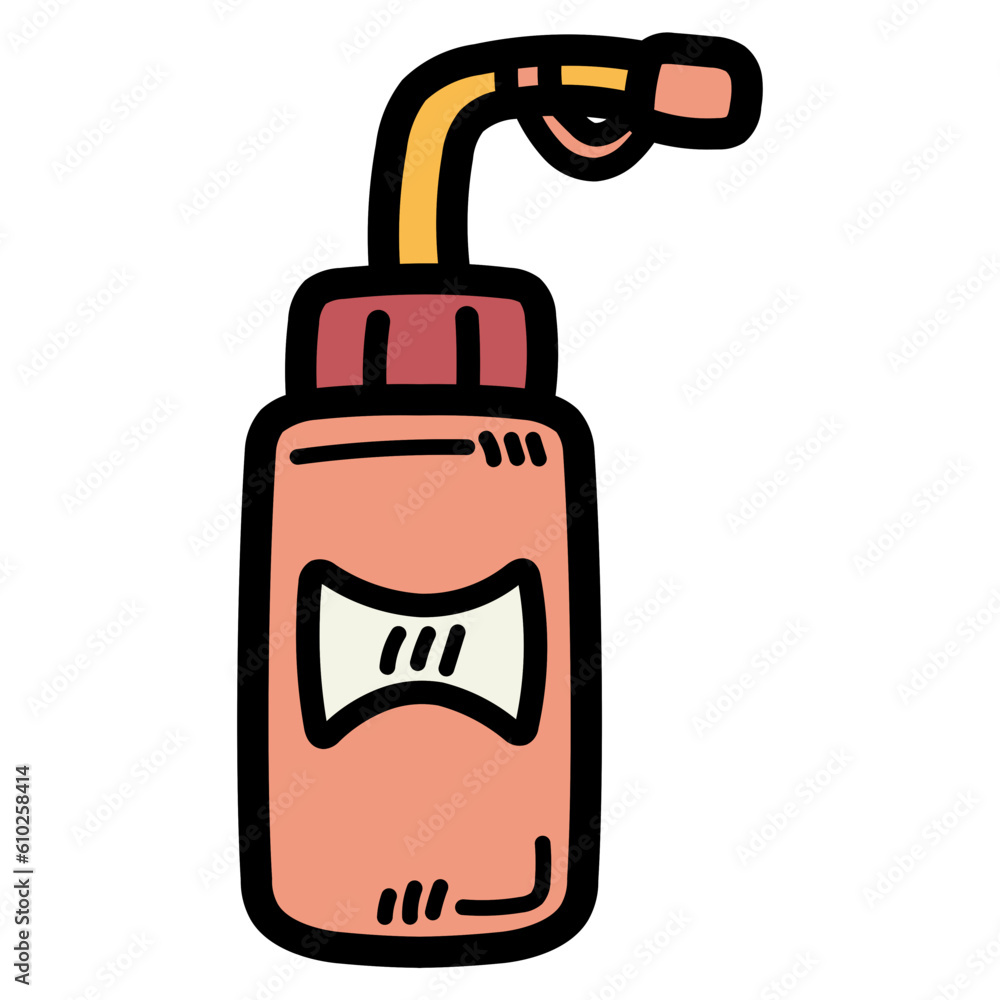 water bottle filled outline icon style water bottle filled outline icon style