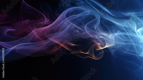 Dynamic Smoke Abstract Background
