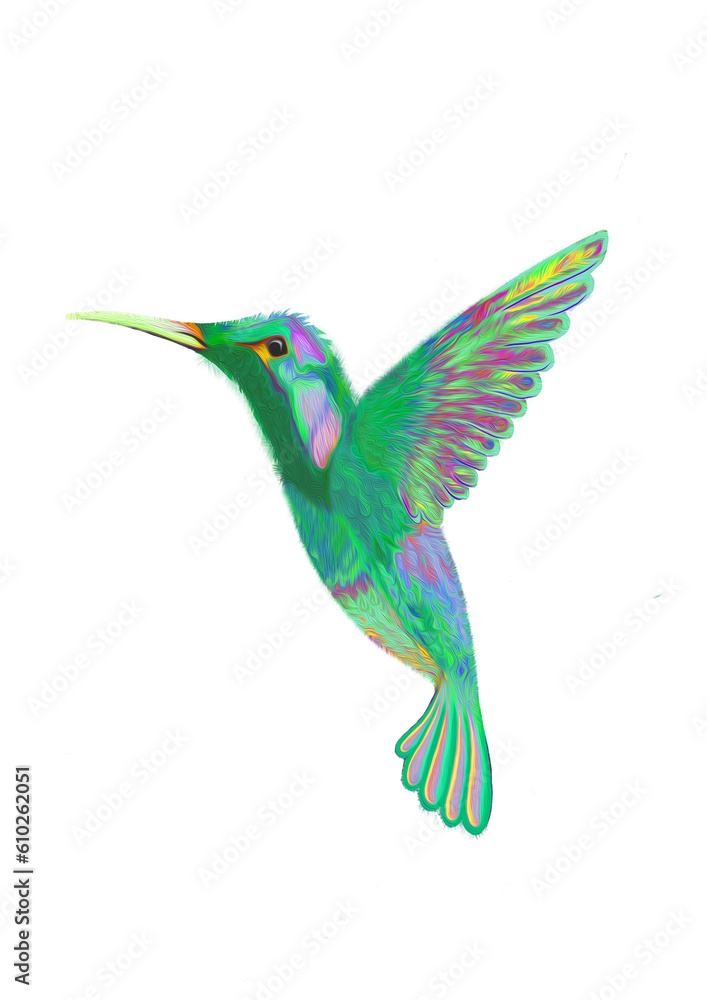 Obraz premium hummingbird in flight