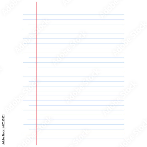 White Note Paper Texture Vector