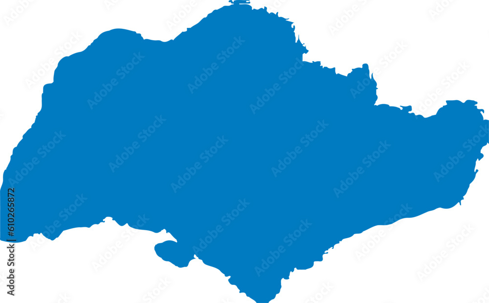 Fototapeta premium vector country map of Singapore