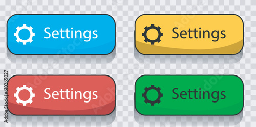 finger desktop option setting sign symbol vector