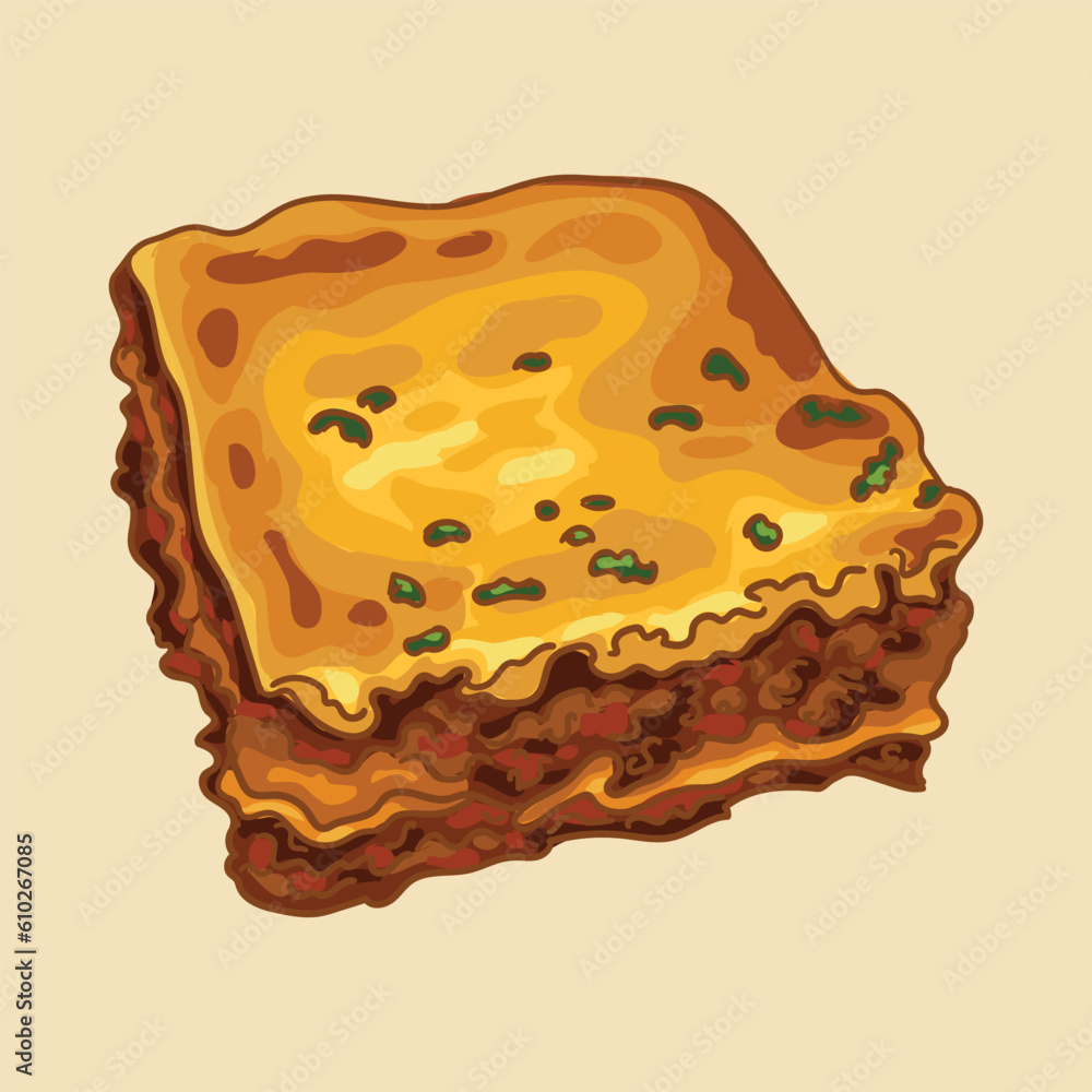 Lasagna. Popular pasta dishes in the world. Lasagna. Popular pasta dishes in the world.
