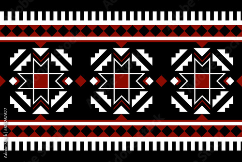 Canvastavla Slavic motif geometric ethnic seamless pattern