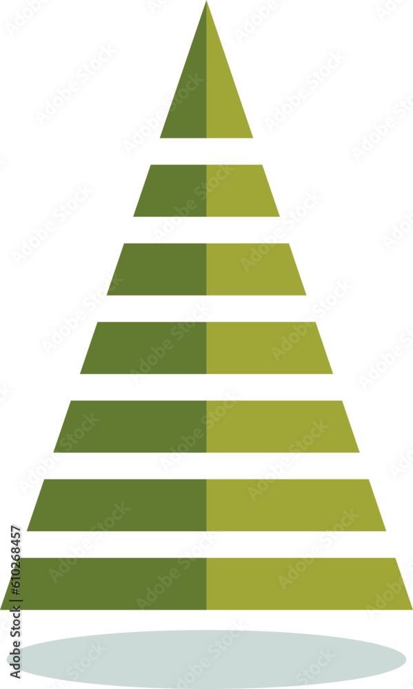Christmas tree vector icon. Modern style fir symbol in color for holiday decoration Christmas tree vector icon. Modern style fir symbol in color for holiday decoration