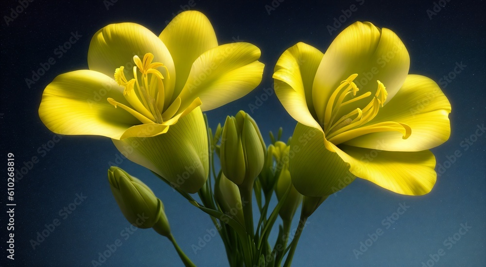 Obraz premium Beautiful floral macro photography [AI Generated]