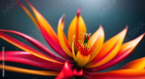 Beautiful floral macro photography [AI Generated]