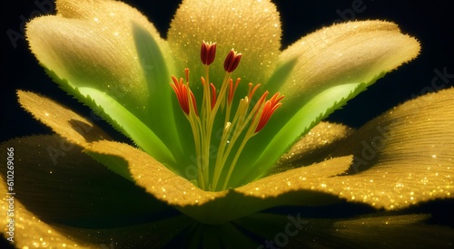 Beautiful floral macro photography [AI Generated]