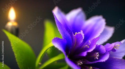 Beautiful floral macro photography [AI Generated]