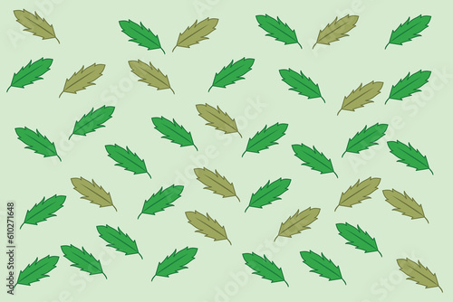 Leaf Pattern with 2 color combo.