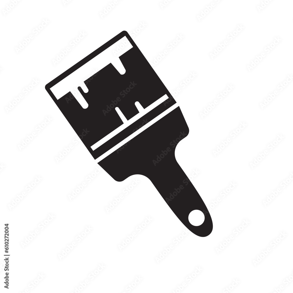 Paint brush icon . Paint brush logo . Vector illustration image Paint brush icon . Paint brush logo . Vector illustration image