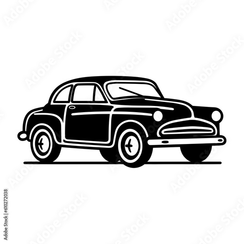 Wallpaper Mural Classic Muscle Car Illustration Torontodigital.ca