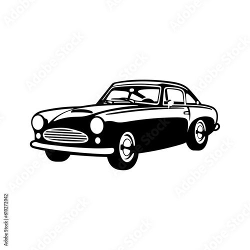 Classic Muscle Car Illustration