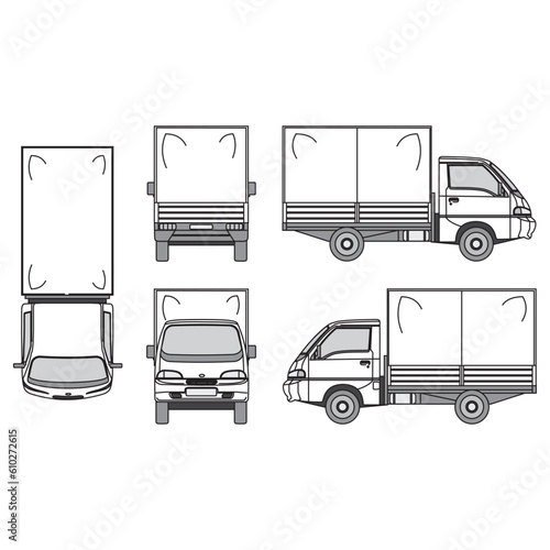 outline of cargo car part 24