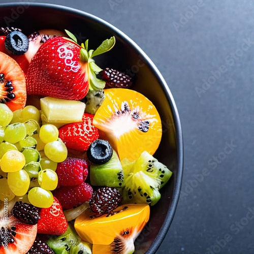 fruit salad in a bowl