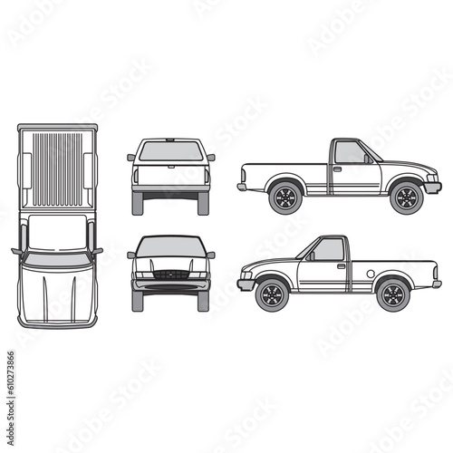 outline of cargo car part 20