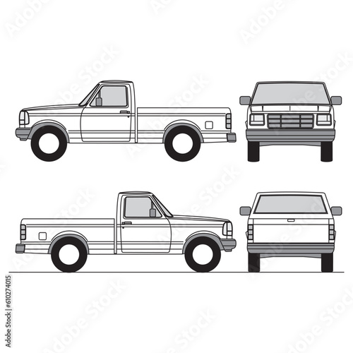 outline of cargo car part 19
