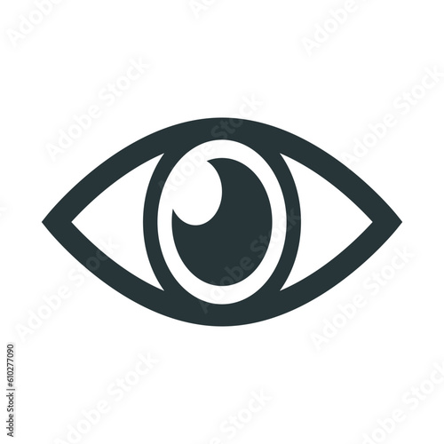 Simple beautiful eye icon. Vector.