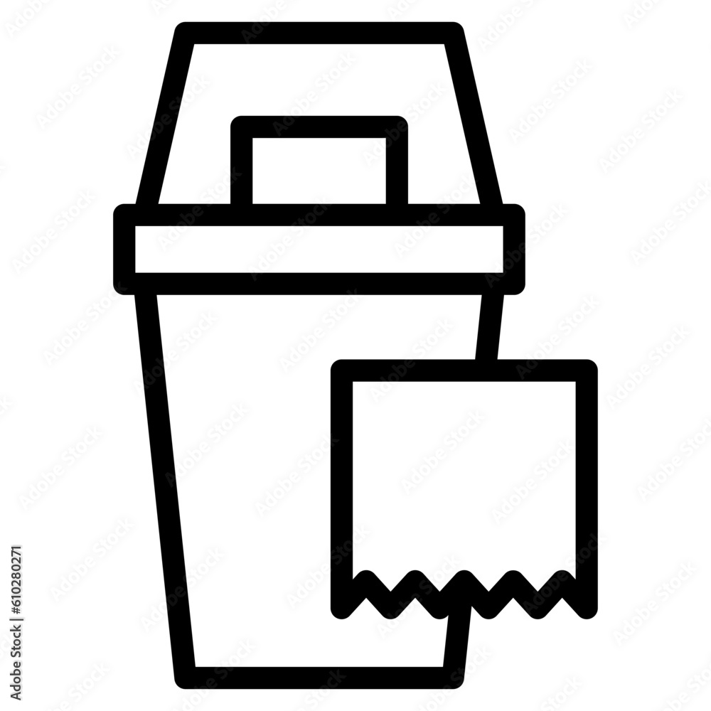 trash bin line trash bin line