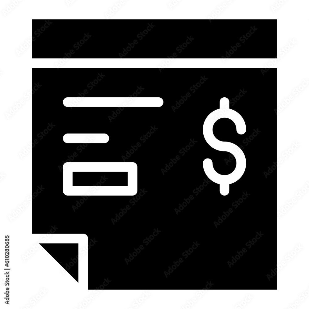 business note glyph business note glyph