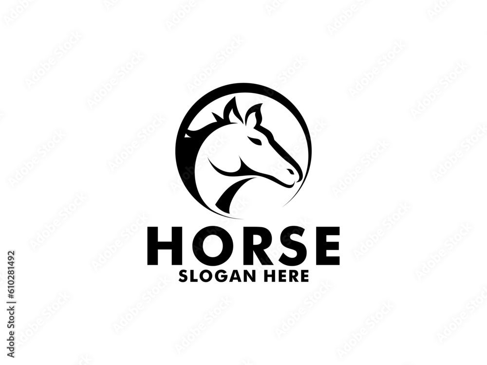 horse logo design, head horse logo vector template horse logo design, head horse logo vector template
