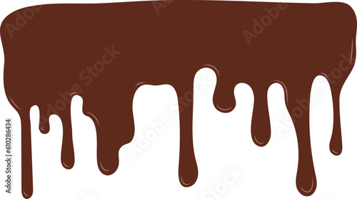 melted chocolate dripping