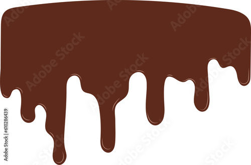 melted chocolate dripping