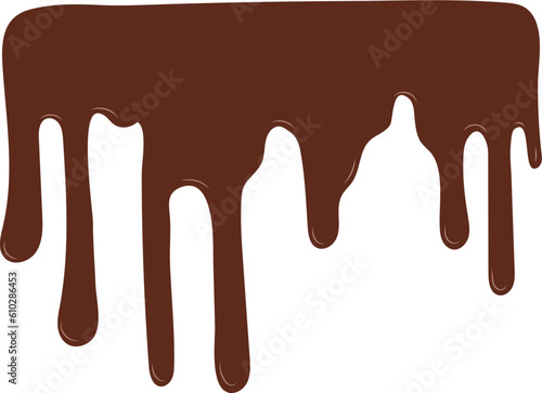 melted chocolate dripping