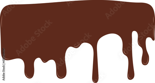melted chocolate dripping