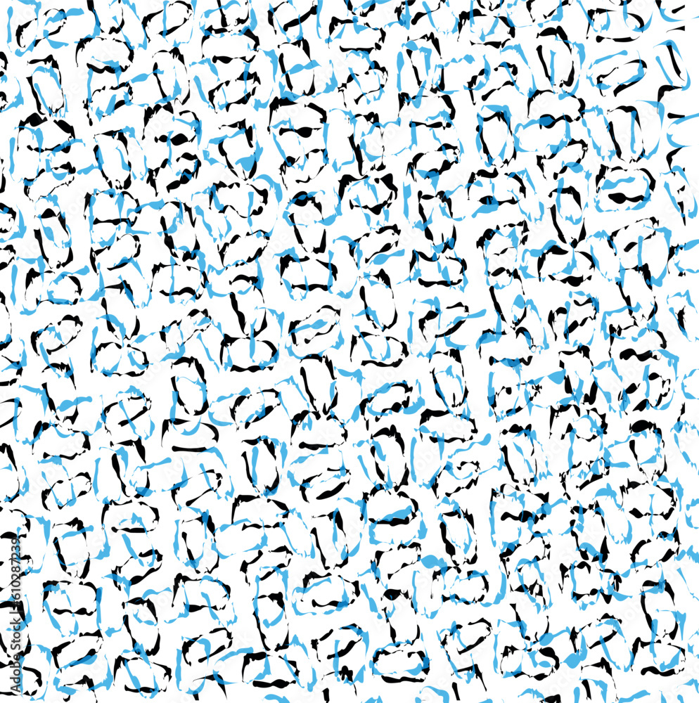 seamless pattern with contour shapes seamless pattern with contour shapes
