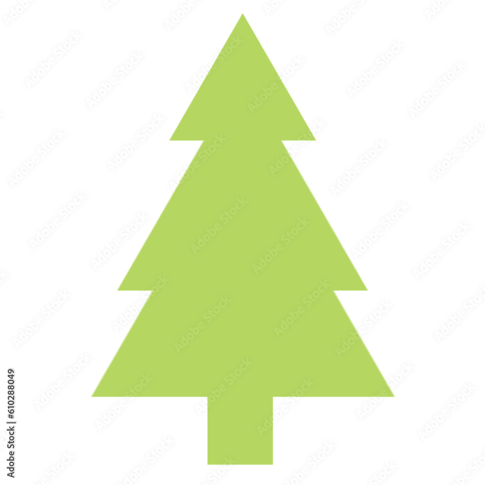 green Christmas tree Christmas tree made of paper