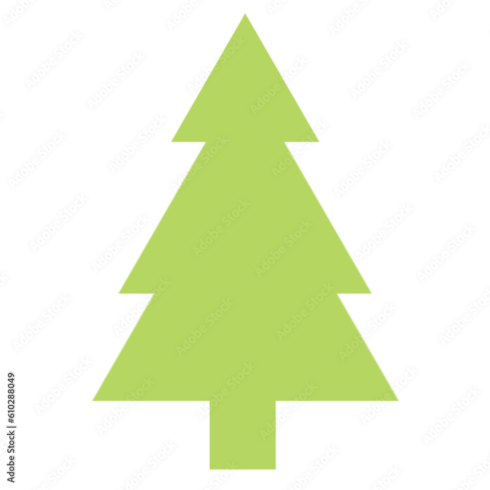 Obraz premium green Christmas tree Christmas tree made of paper