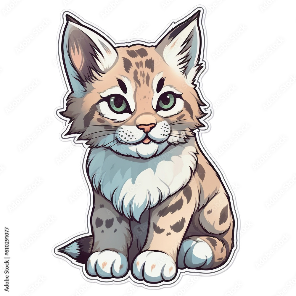 lynx character sticker lynx character sticker
