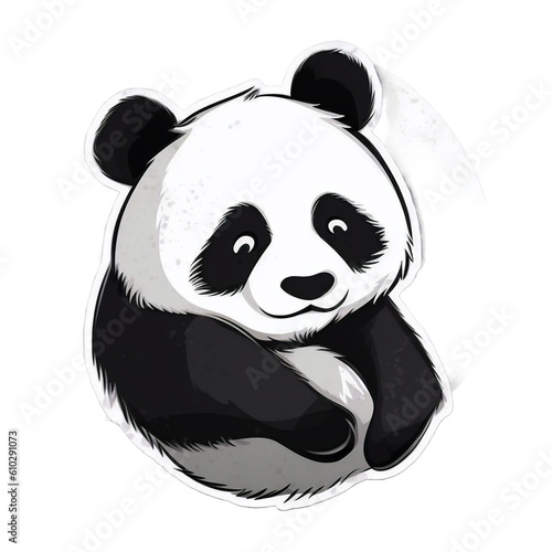 panda character sticker