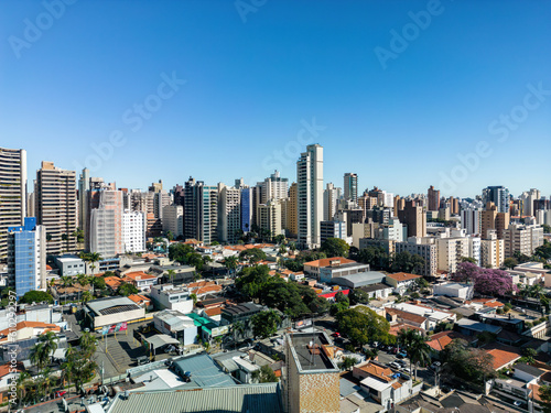 Campinas  Sao Paulo  Brazil. June 03  2023  Aerial image of Avenida Jos   de Souza Campos  known as Norte Sul  and also Avenida Dr. Moraes Salles in the central region of Campinas.