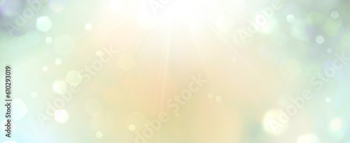 Abstract blue green bokeh b...