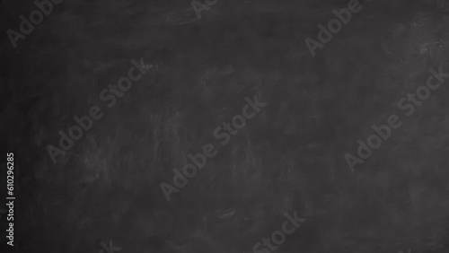 empty black chalkboard texture, blank education background with chalk traces, 3d illustration