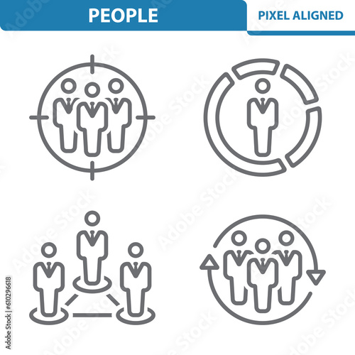 People Icons. Man, Businessman, Politician, Politics