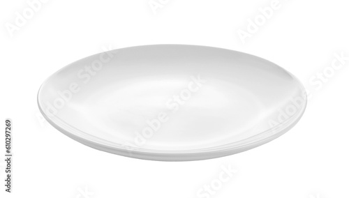 empty plate isolated on transparent png © sommai