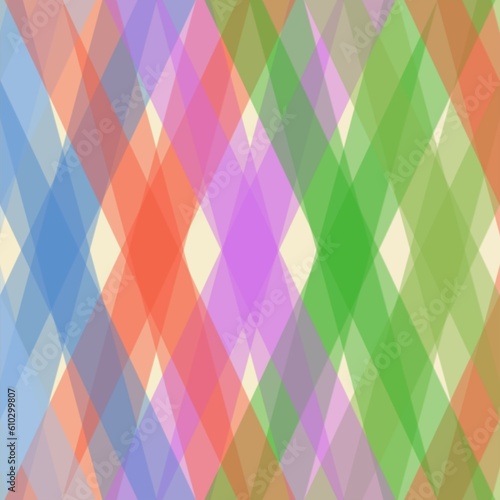 Seamless tartan plaid pattern with pastel colors. © JutaDesign