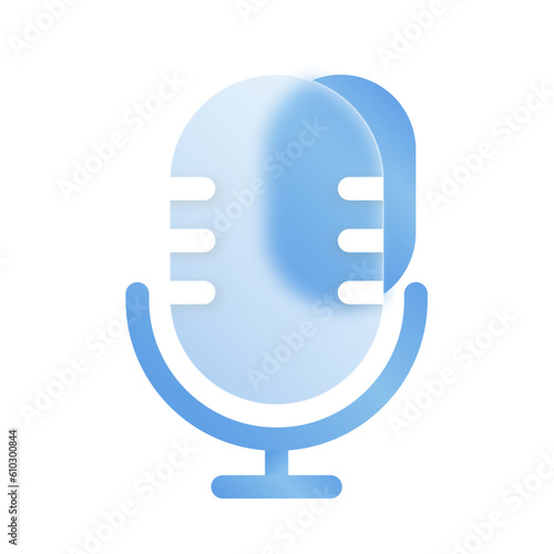 Record Multimedia Glassmorphism Icons and Symbol Png Svg Illustrator