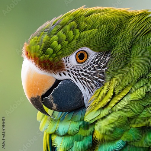 Green parrot